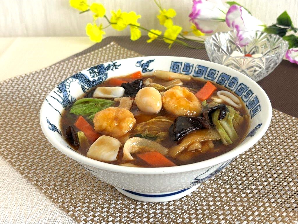 五目あんかけラーメン