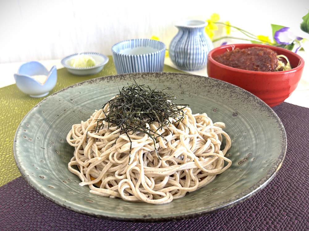 ざるそばとソースカツ丼