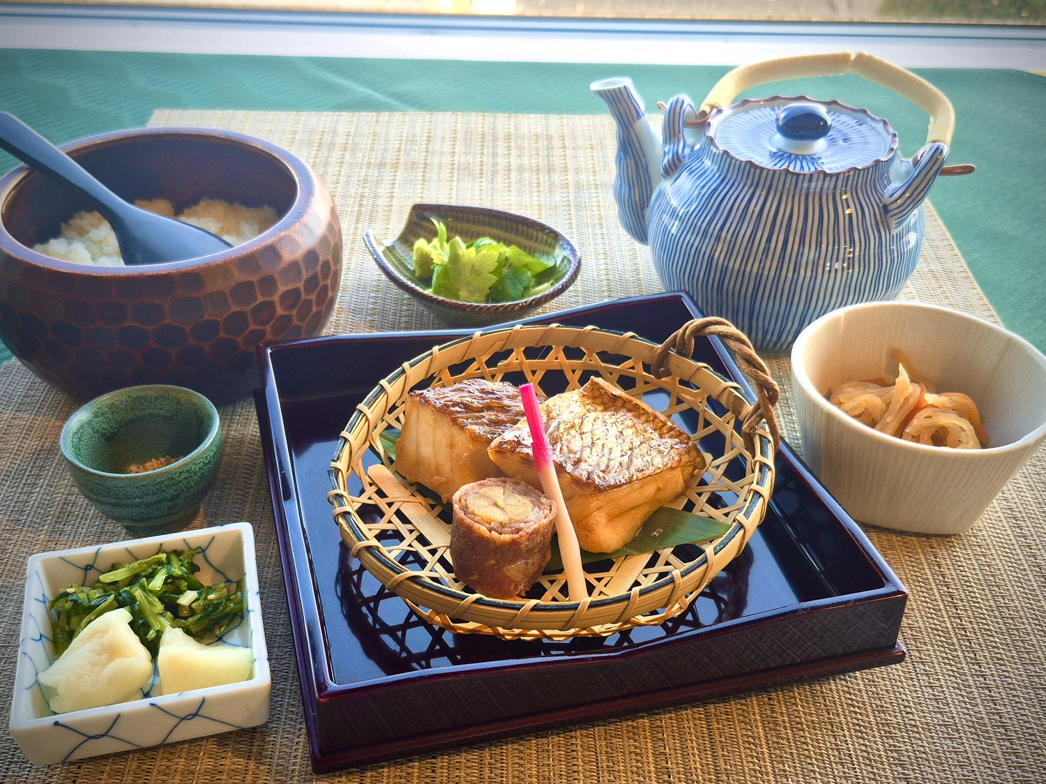 焼き鯛茶漬け膳